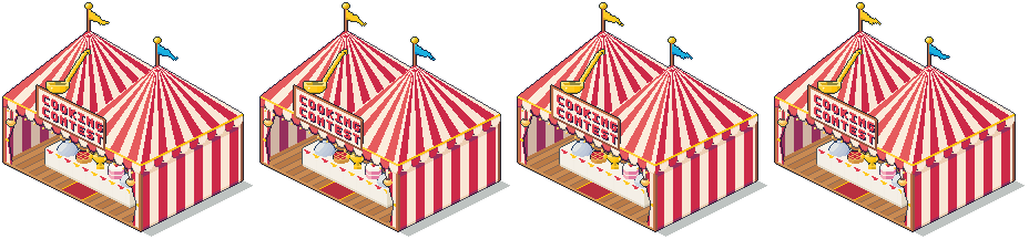 The contest tent