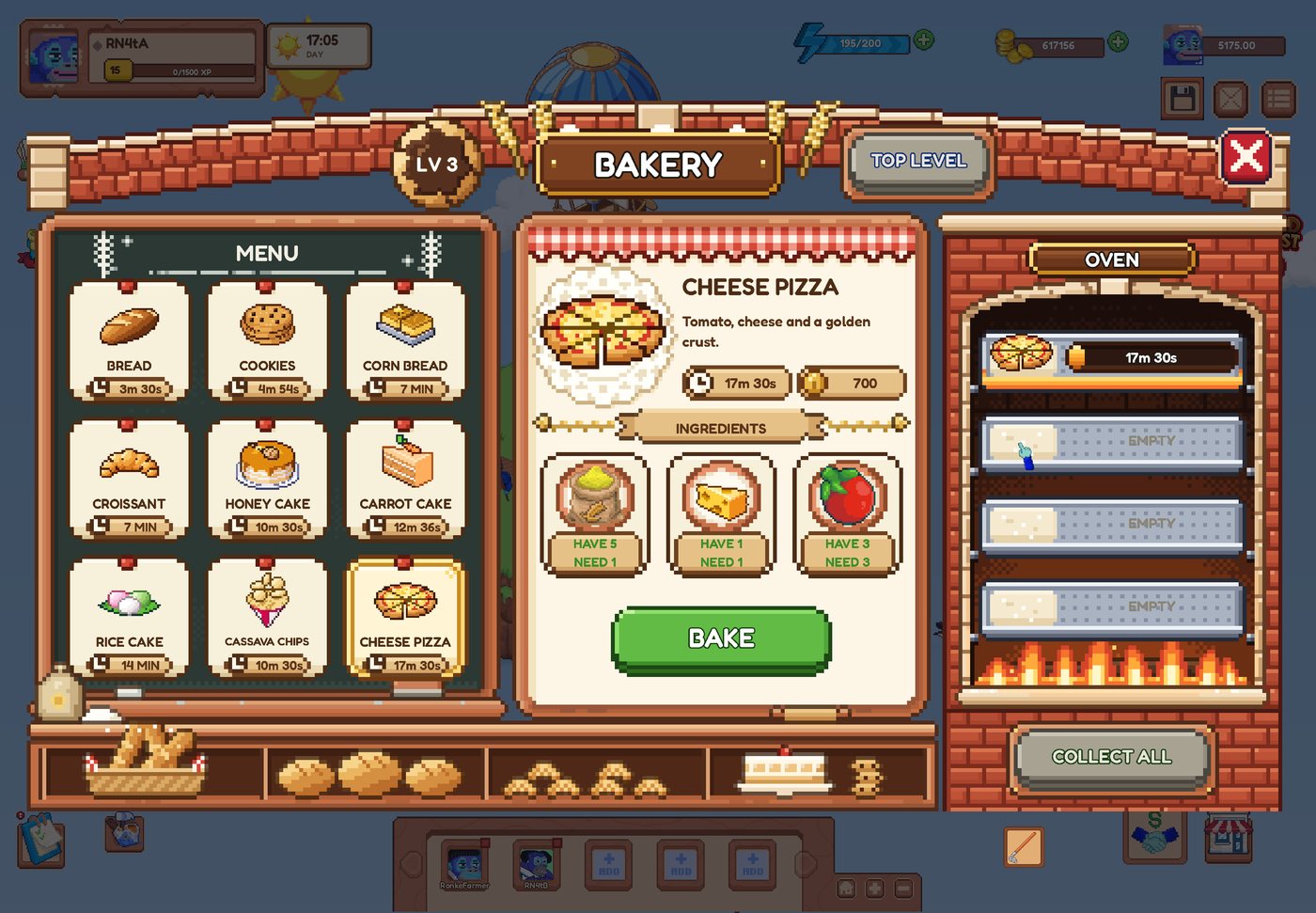 The Bakery window